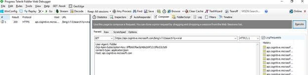 Bing Search API In Azure