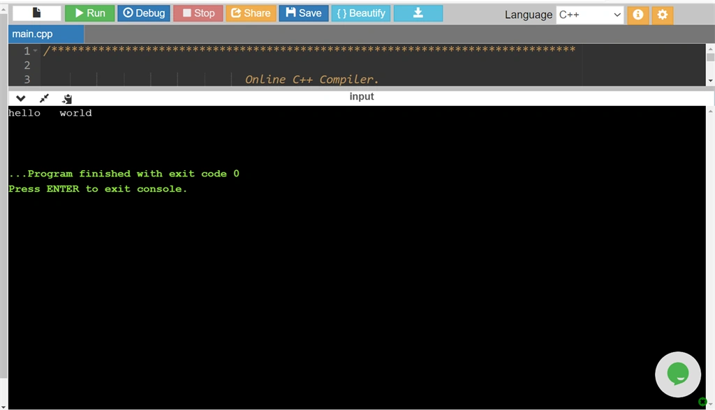 Introduction To C++