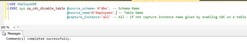 disable CDC