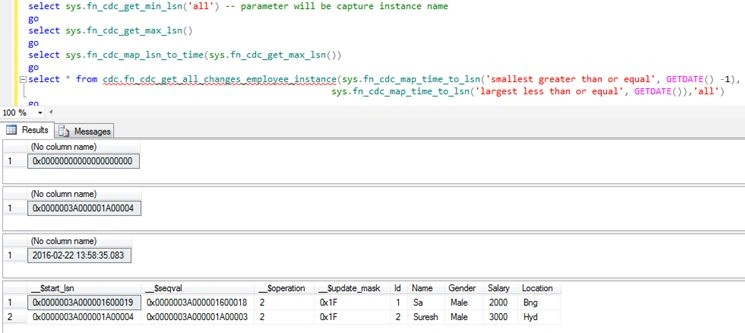 specified LSN