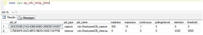 Query output