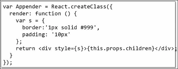 React