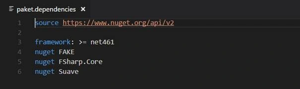 Suave with F#