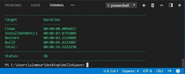 Suave with F#
