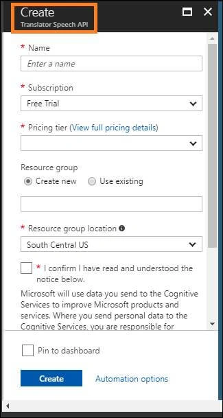 Microsoft Cognitive Services