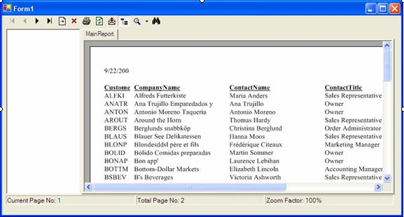 Crystal Report Example