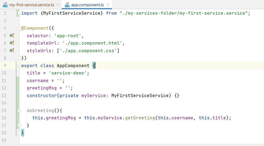 App component