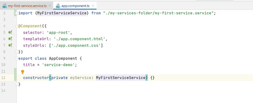 First service