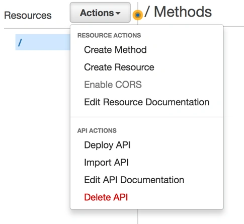 AWS API Gateway