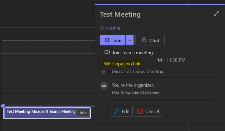 Test meeting