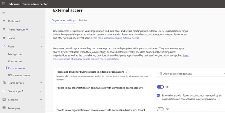 External access