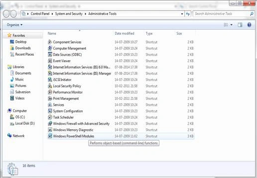 Administration Tools