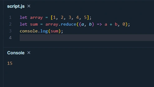 reduce()