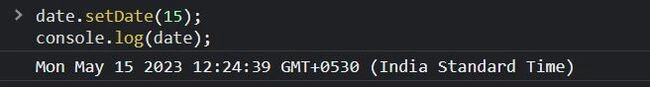 setDate();