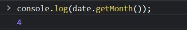 getMonth()