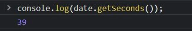 getSeconds()