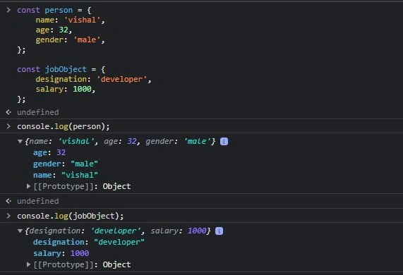 Object in javascript
