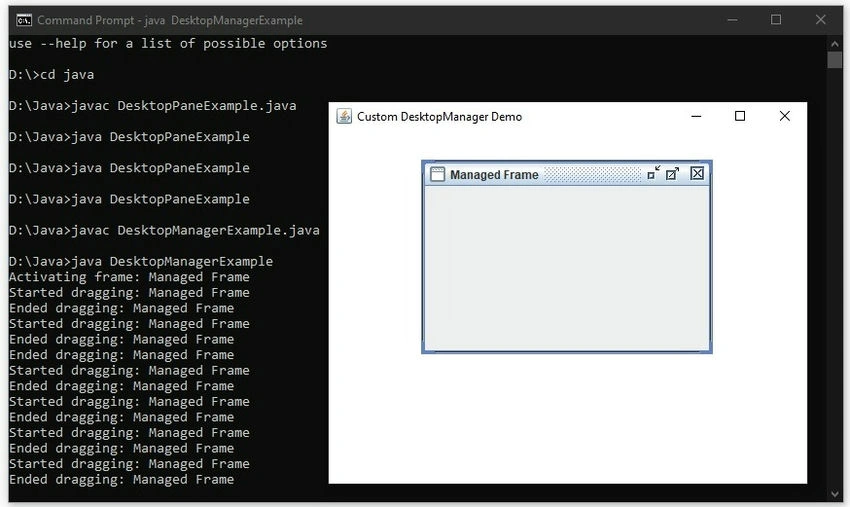 Desktop manager 