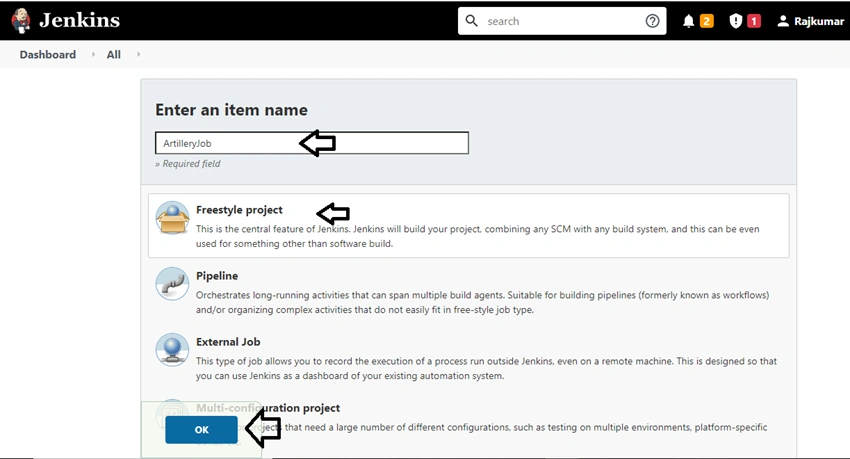 Jenkins - Artillery Tool Integration using NodeJs