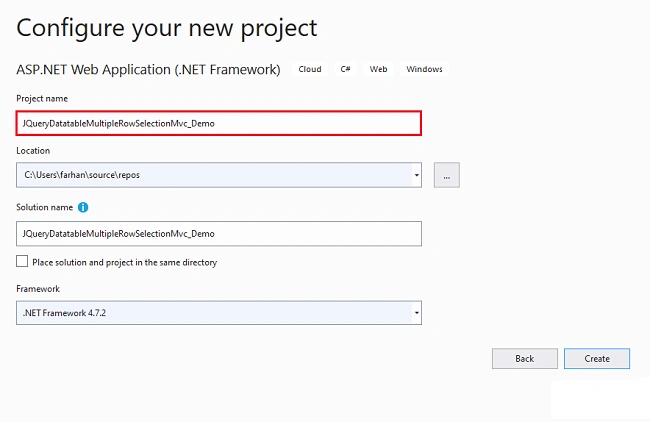 jQuery Datatable Single And Multi-Row Selection