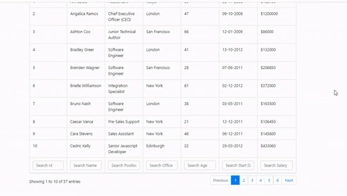 jQuery Datatable Single Column Search