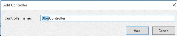 Create Blog Controller