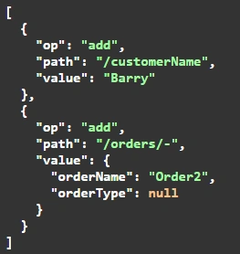 Json Patch In ASP.NET Core web API