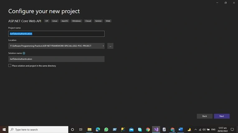 JWT Token Authentication in Asp.net Core 6 Web API Using Three Tier Architecture