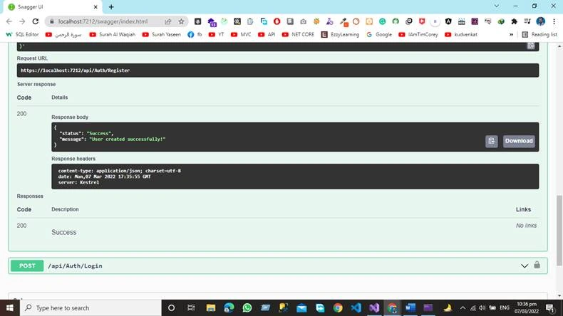 JWT Token Authentication in Asp.net Core 6 Web API Using Three Tier Architecture