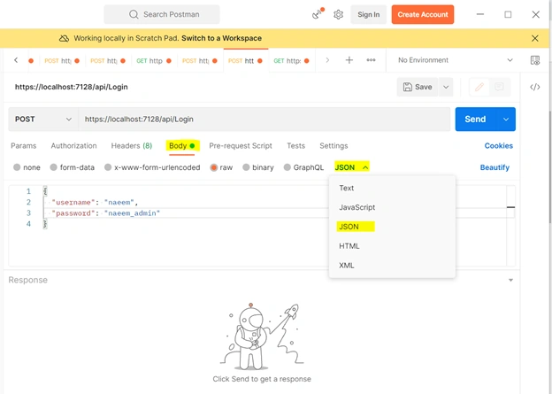 JWT Token Creation, Authentication and Authorization in ASP.Net Core 6.0 with Postman