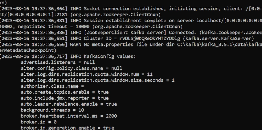 Installing KAFKA and Zookeeper