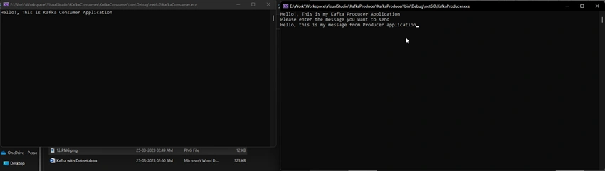 Kafka with Dotnet Core