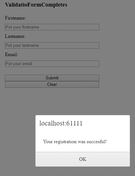 Kendo UI jQuery Validator