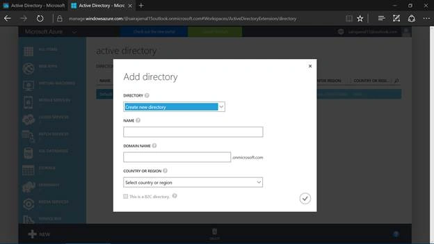 new Active Directory