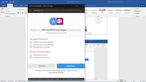 Authorize