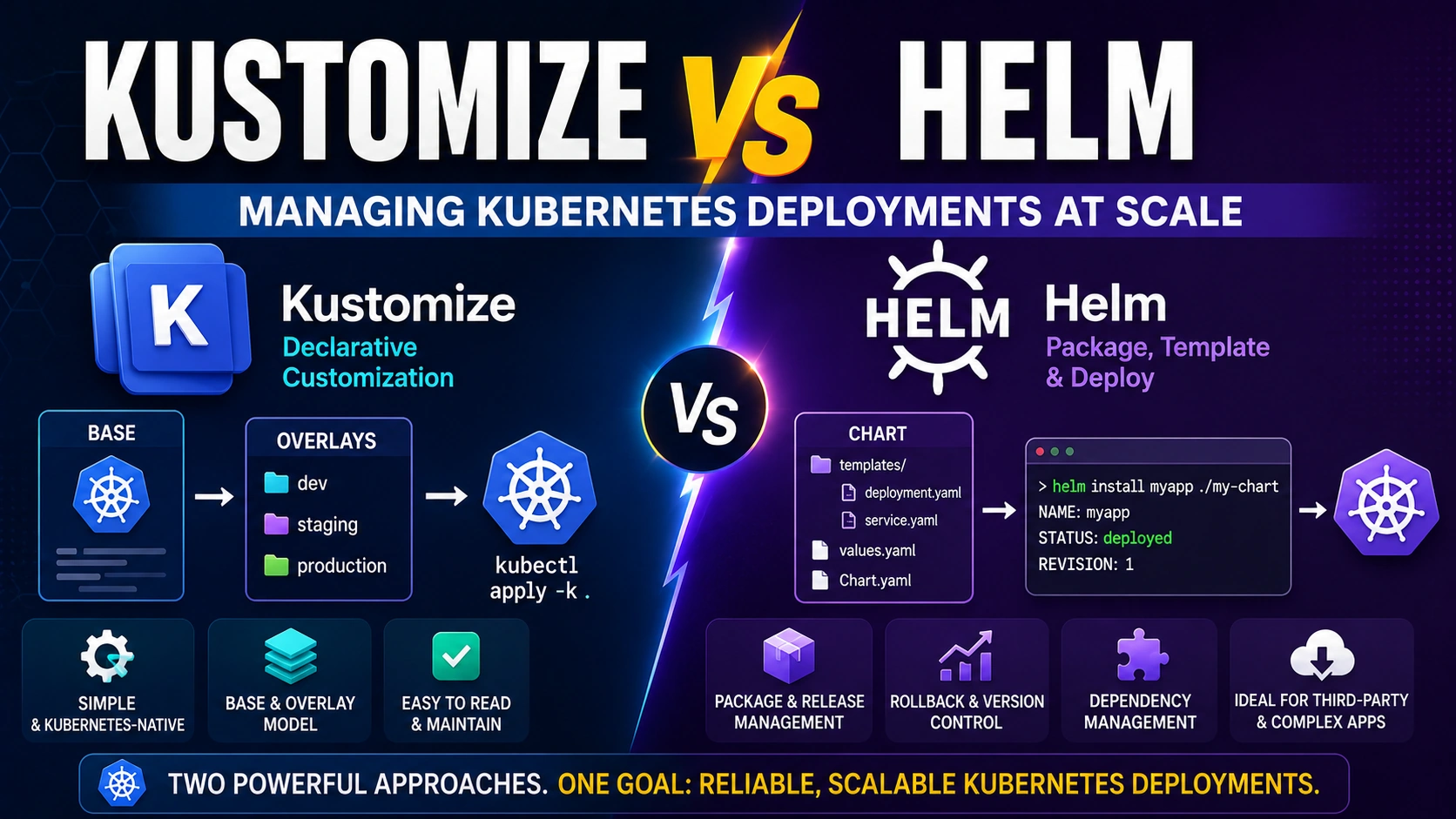 Kustomize vs Helm