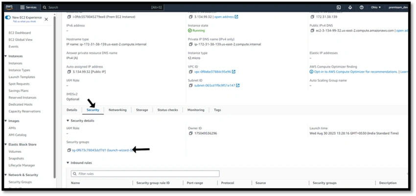 ec2 expereinece