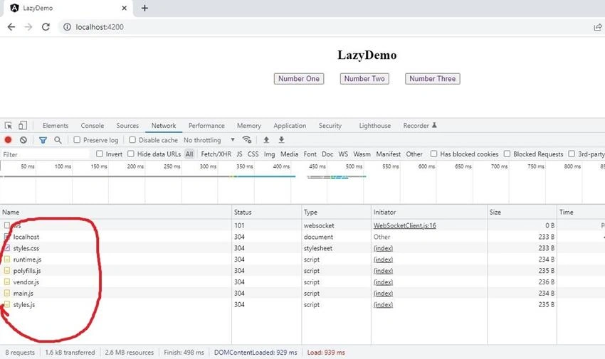 Lazy loading in Angular with example