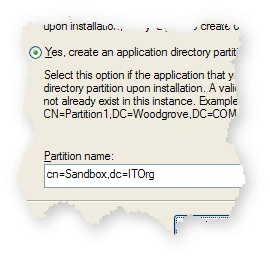 Partition name