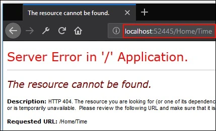 Server error