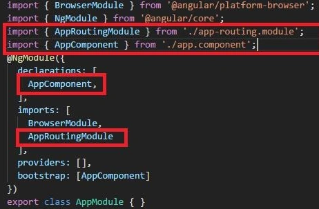 App component