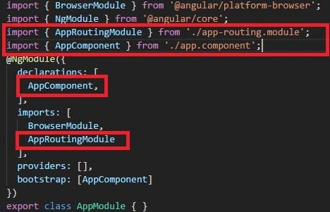 App component