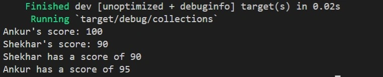 hashmap-output