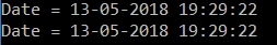 display date time