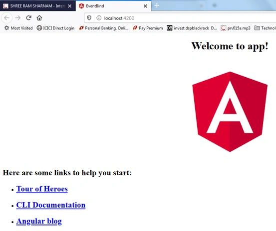 Event Binding In Angular