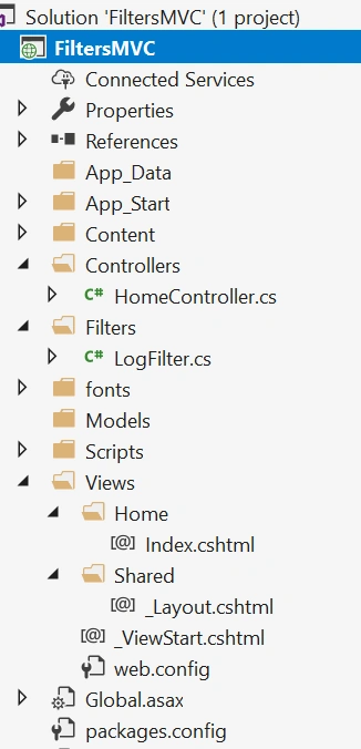Folder structure