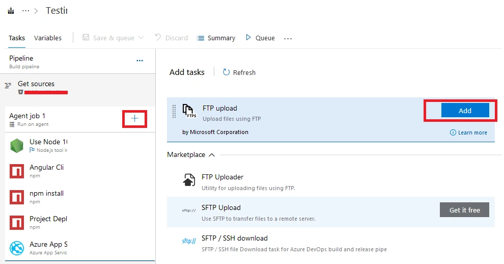 How To Release Angular Deployed Build To Azure FTP