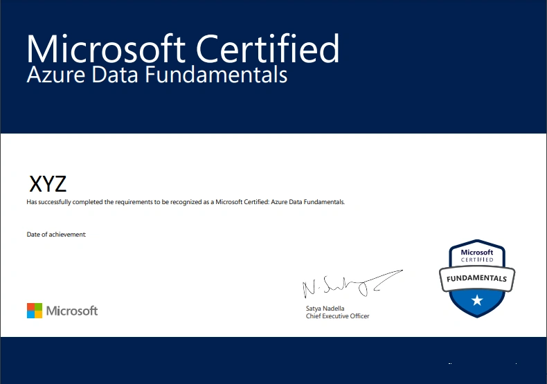Azure certification