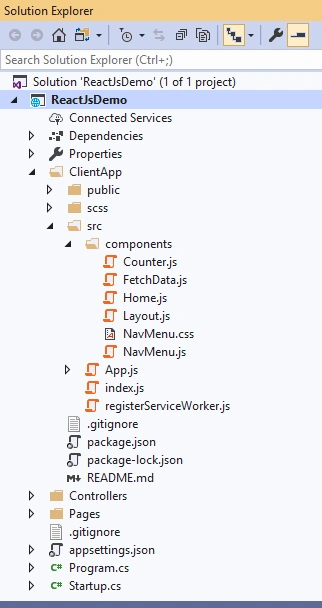 Learn About React App With Visual Studio 2019