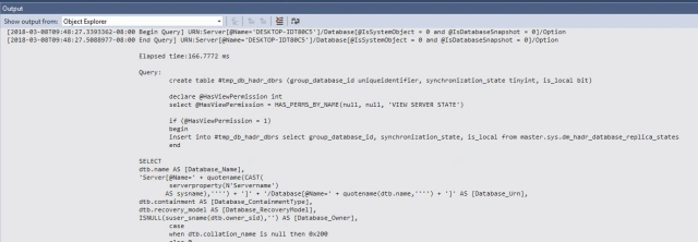 SQL Server Management Studio